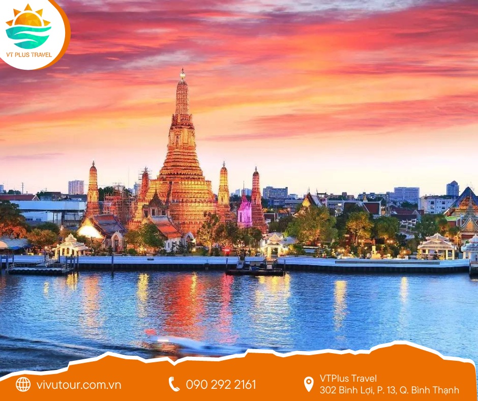Dòng sông Chao Phraya – biểu tượng của thành phố Bangkok